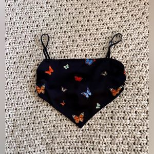 Forever 21 Bandana butterfly top